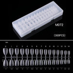 Extra Short Almond Soft Gel Tips 300pcs