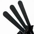 Pack of 25 Black 100/180 Tear Drop Files