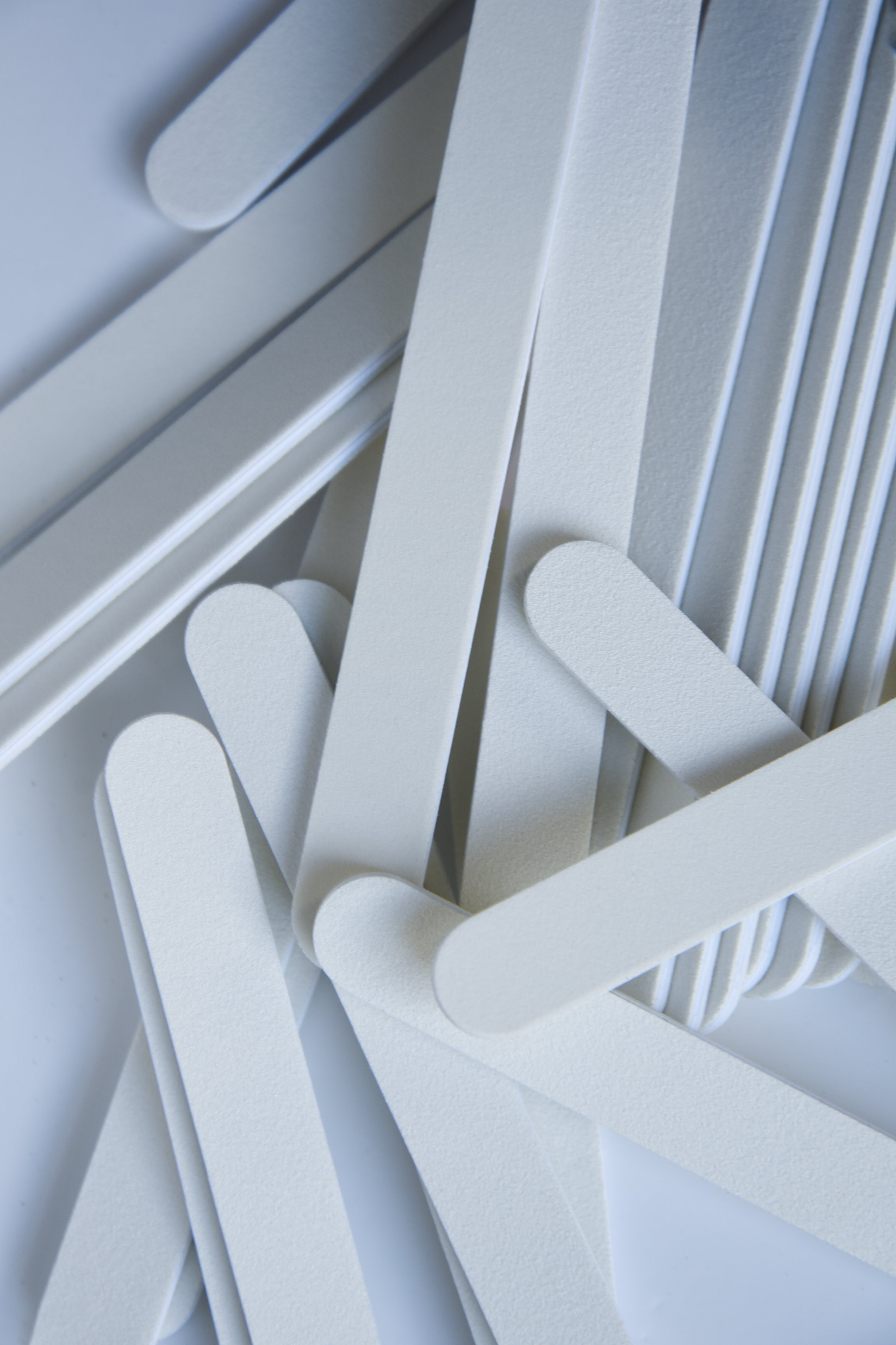 100/180 White Nail Files